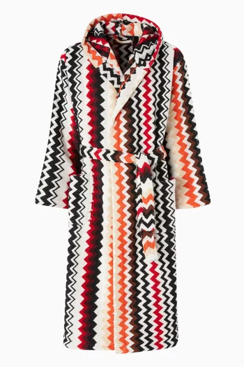 Unisex Best Hooded Bathrobe in Cotton-terry