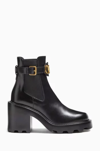 VLogo Beatle 90 Boots in Signature Calfskin