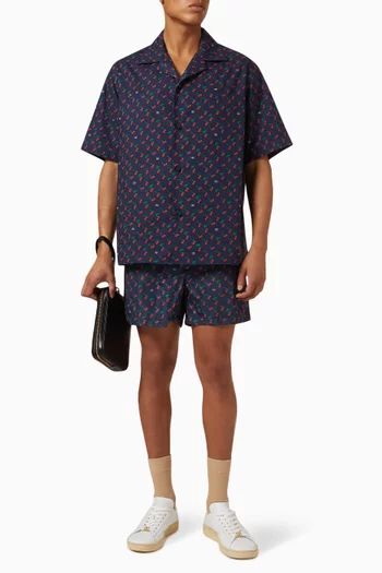 Cherryfic Swim Shorts in Nylon
