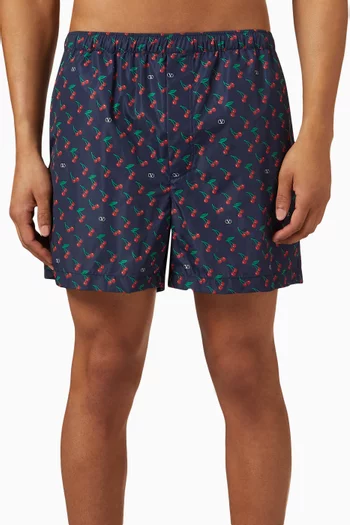 Cherryfic Swim Shorts in Nylon