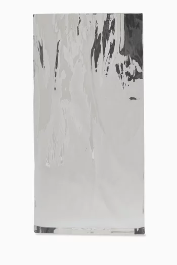 مزهرية بتصميم ثلج مجروش أكريليك