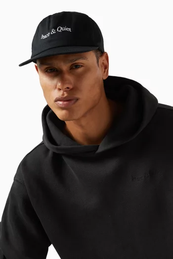 Wordmark Logo-embroidered Hat in Cotton