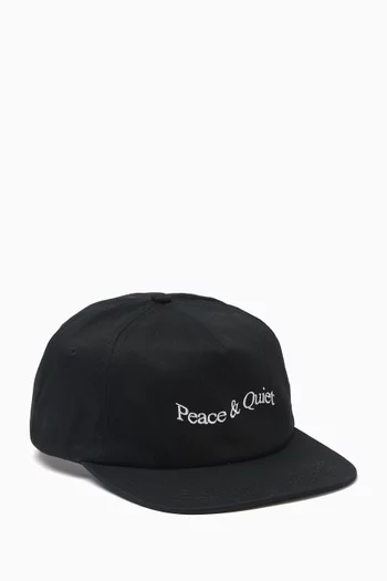 Wordmark Logo-embroidered Hat in Cotton