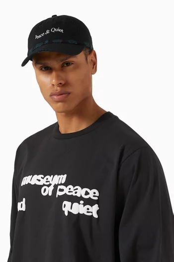 Wordmark Logo-embroidered Dad Hat in Cotton
