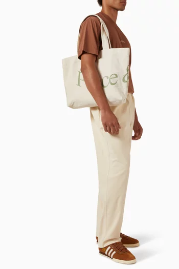 Wordmark Tote Bag in Cotton