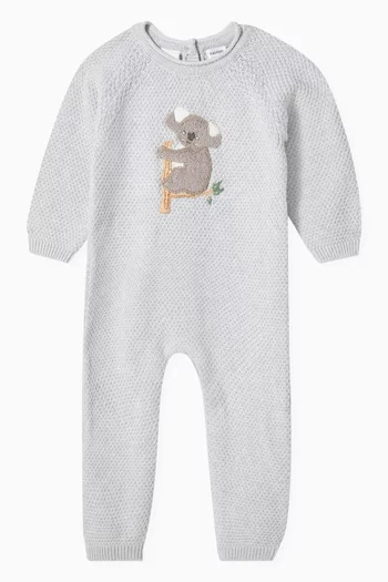Bailey Koala Knitted Romper