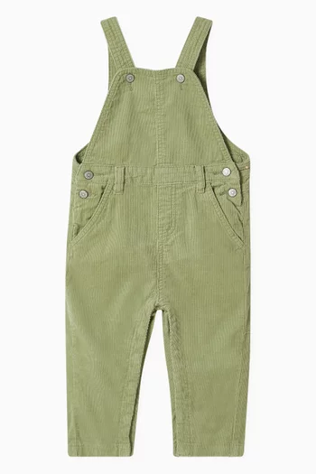 Issac Cord Dungarees in Cotton