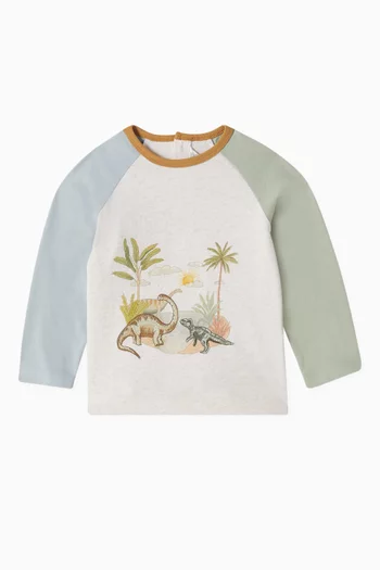 Isaac Long Sleeve Dinosaur T-shirt