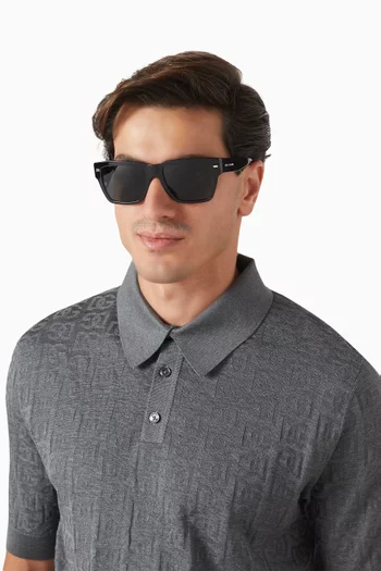 Square Sunglasses in Acetate
