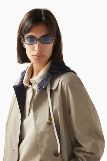 Rectangle Sunglasses in Acetate