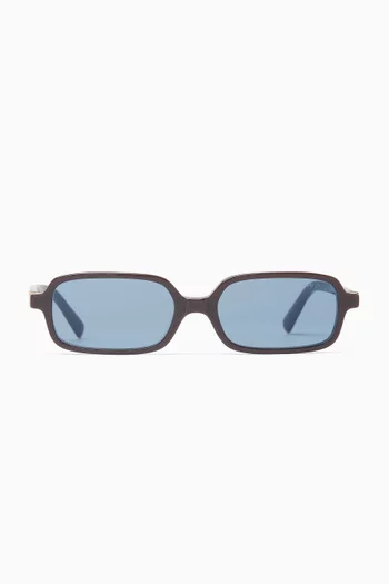 Rectangle Sunglasses in Acetate