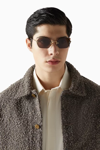 TK-13 Sunglasses in Titanium
