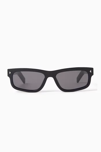 Rectangle Sunglasses in Acetate