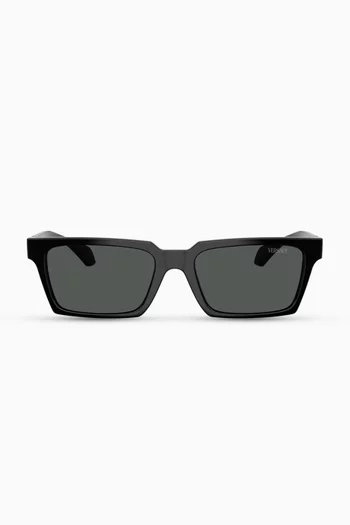 Rectangle Sunglasses in Acetate