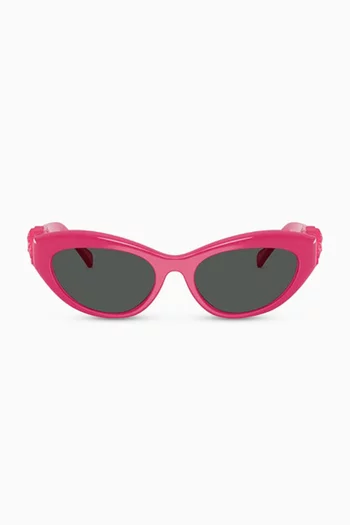 Cat-eye Sunglasses in Acetate