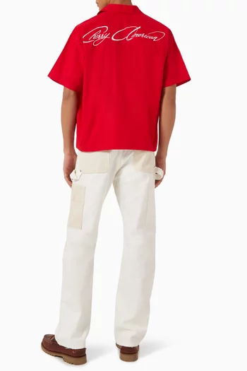 Western Mechanic Shirt in Cotton-twill