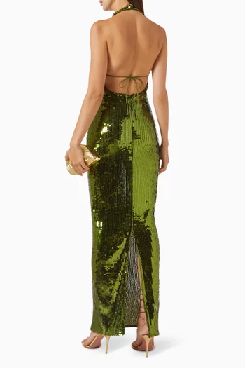 Coralie Sequin-embellished Dress