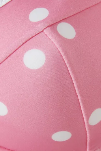 Bow Contrast Bikini Set