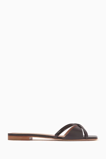 Penn Slides in Nappa Leather