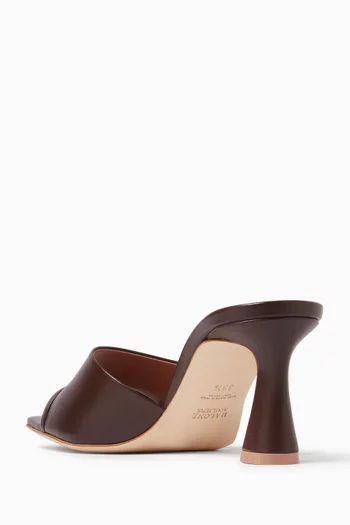 Roxanne 70 Mule Sandals in Nappa Leather