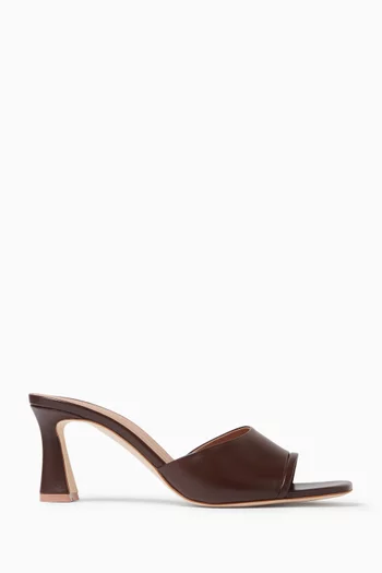Roxanne 70 Mule Sandals in Nappa Leather