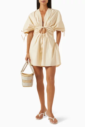 Rina Romper in Stretch-cotton