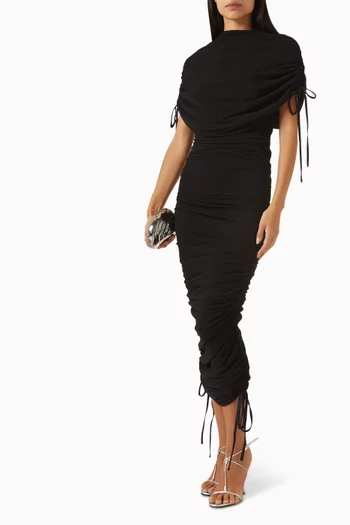 Ratu Midi Dress in Mesh