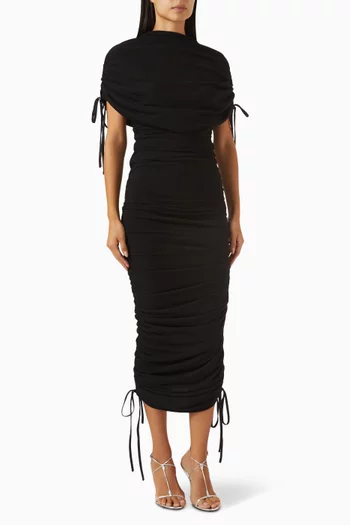 Ratu Midi Dress in Mesh