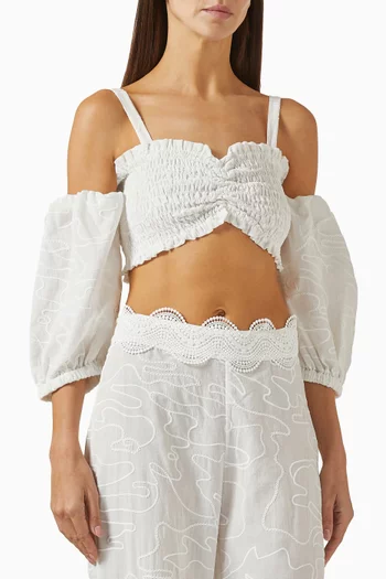 بلوزة جيد قصيرة