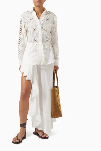 قميص اوريانا بفتحات