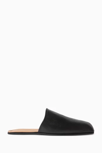 Cigarr Slippers in Satin Bovine Leather