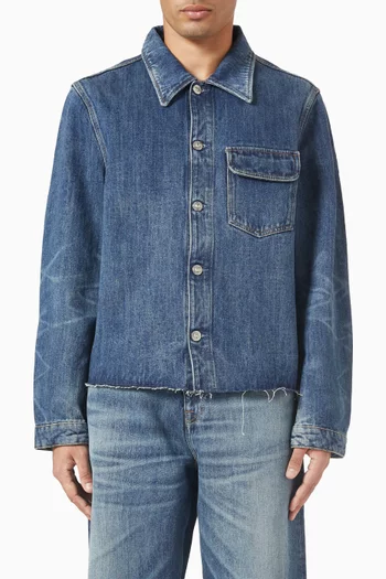Cut Rebirth Jacket in Denim