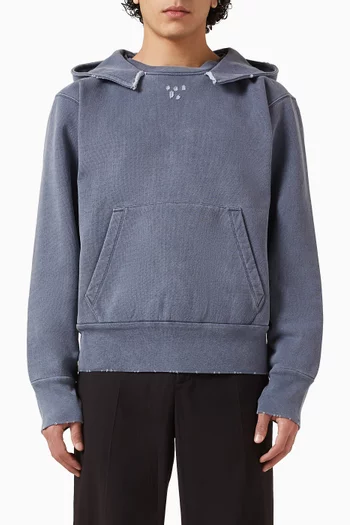 كنزة بغطاء رأس ريليك قطن عضوي