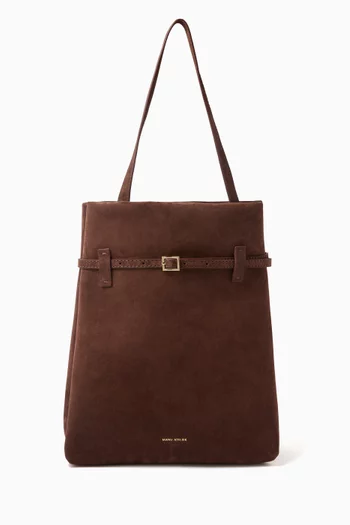 Mini Tote Du Jour Bag in Suede