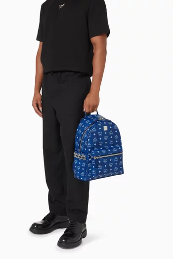 Small-Medium Stark Backpack in Visetos Canvas