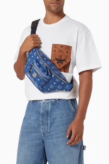 Medium Fursten Belt Bag in Visetos Canvas