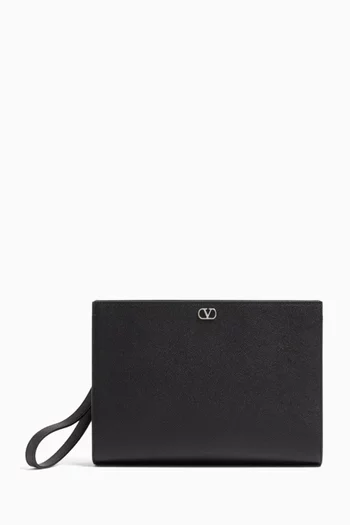 VLOGO Pouch in Leather