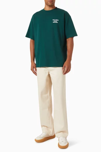 Le T-shirt Slogan in Cotton Interlock
