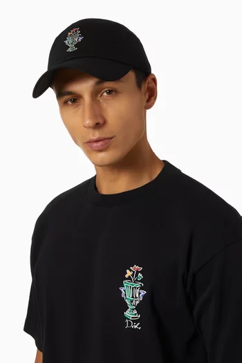 Vase Baseball Cap in Canvas