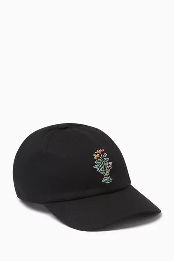Vase Baseball Cap in Canvas