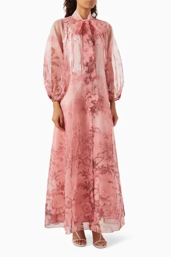 Helena Cape & Dress Set in Organza