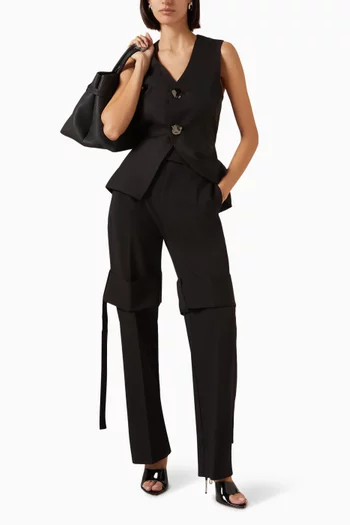 Strap Detail Cargo Pants