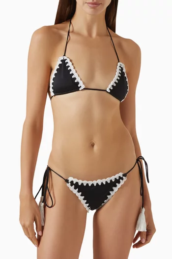 Peaches Crochet Bikini Set