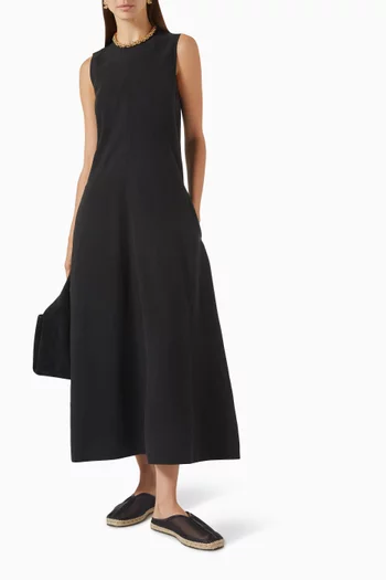 Fluid Summer Dress in Lyocell Blend