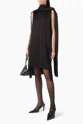 Cocoon Scarf Dress in Viscose
