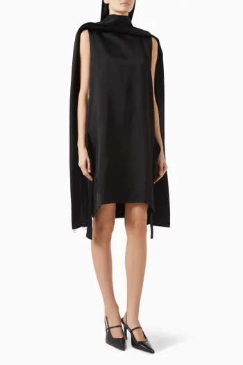 Cocoon Scarf Dress in Viscose