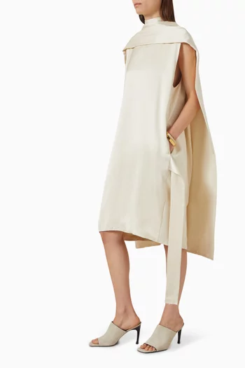 Cocoon Scarf Dress in Viscose