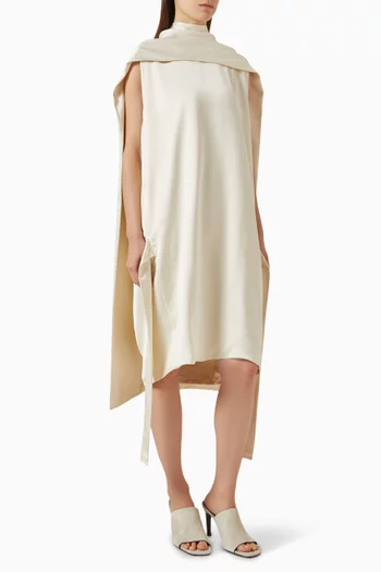 Cocoon Scarf Dress in Viscose