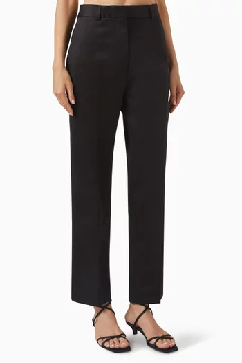 Tailored Chino Pants in Organic Cotton Blend