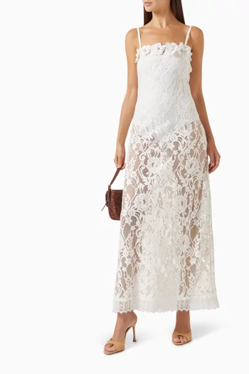 Marquesa Maxi Dress in Lace